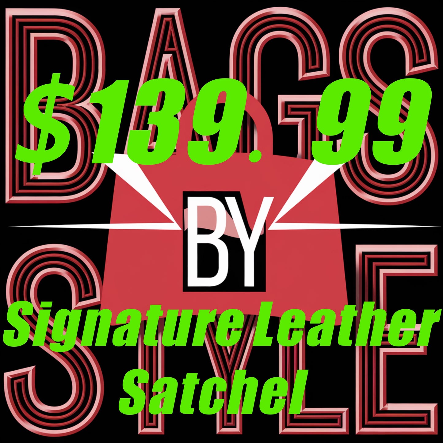 Signature Leather Satchel