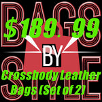 Crossbody Leather Bags (Set of 2)